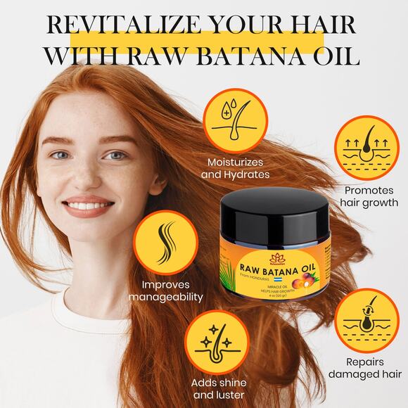 100% Raw Batana Oil Organic for Hair Growth, Prevent Hair Loss - Picture 8 of 8